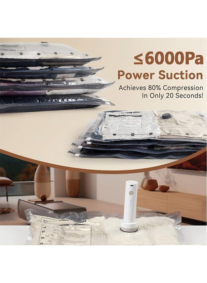 AGREON Cordless Electric Vacuum Pump, Vacuum Storage Bags Travel Air Pump, Portable Rechargeable Type-C & Compression Space Saver For Clothes, Blankets, Bedding, Travel Supplies (38mm Diameter Suction Port) - Image 3